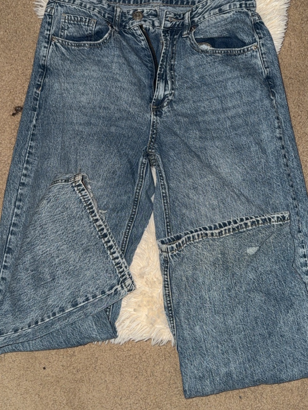 Men's Classic Light Blue Washed Jeans